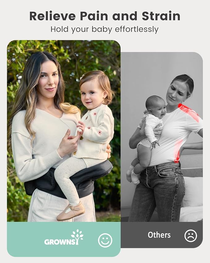 GROWNSY Ultra-Comfy Baby Carrier