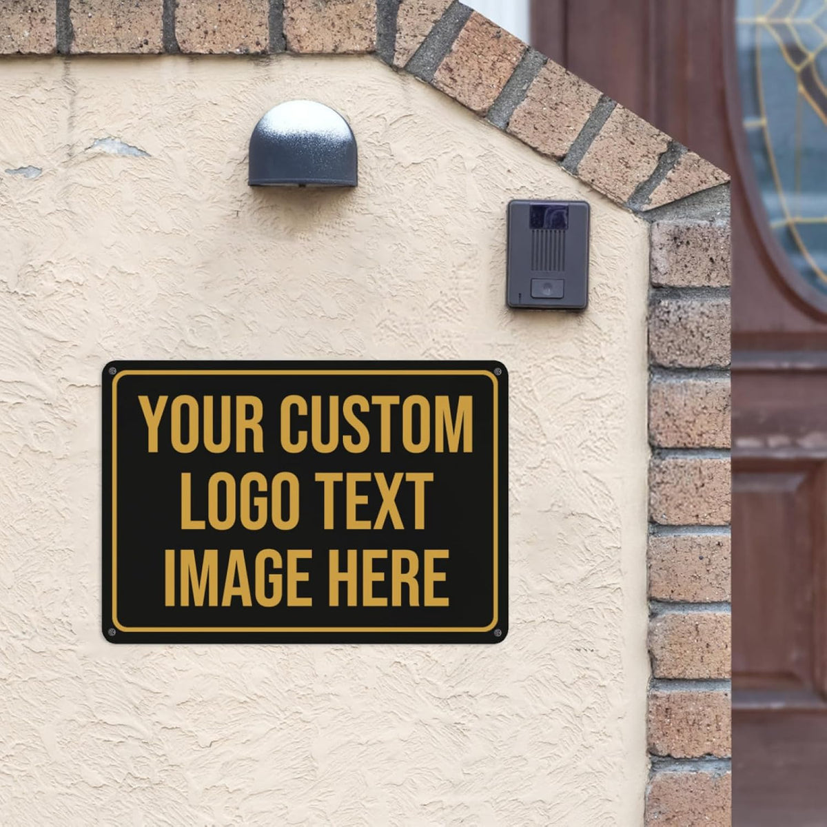 Custom Signs, Custom Sign Metal Signs Customized Signs - Personalized Signs Make Your Own Sign With Text Photo Logo For Office Business Workplace Home Bar Indoor Outdoor Use 6""x8""