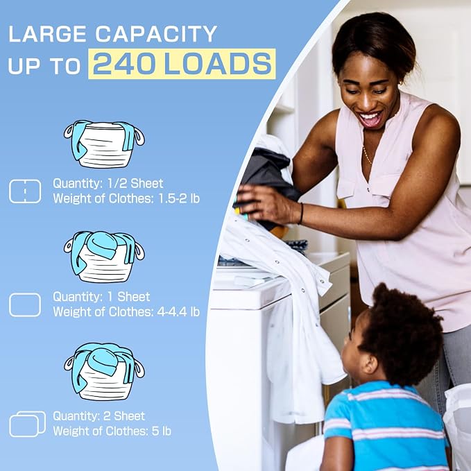 Soulink Original Laundry Detergent Sheets 240 Loads