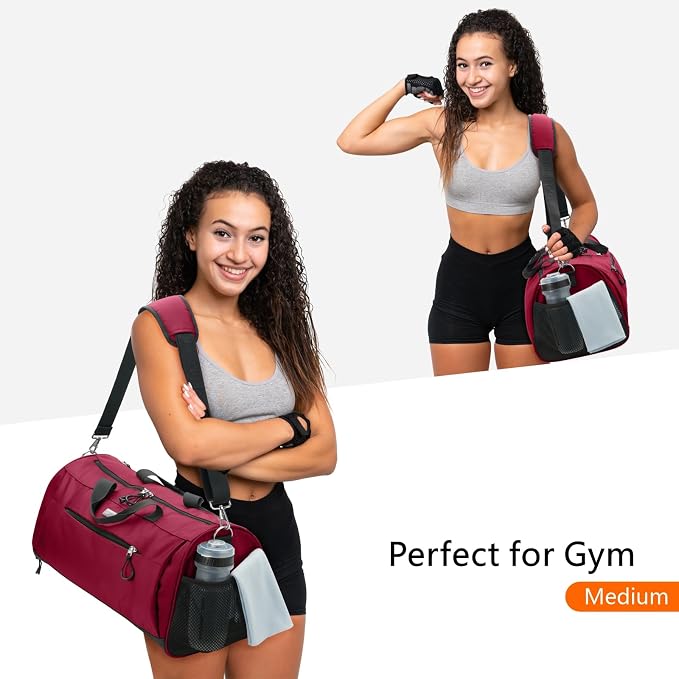 TOPDesign Gym Bag for Women & Men, Unisex Duffel Bag