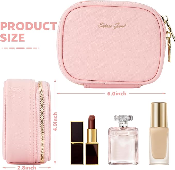 Small Makeup Bag Travel Train Case