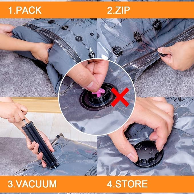 10 Large Vacuum Storage Bags