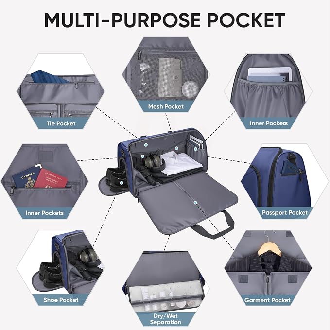 BALEINE Convertible Garment Bag