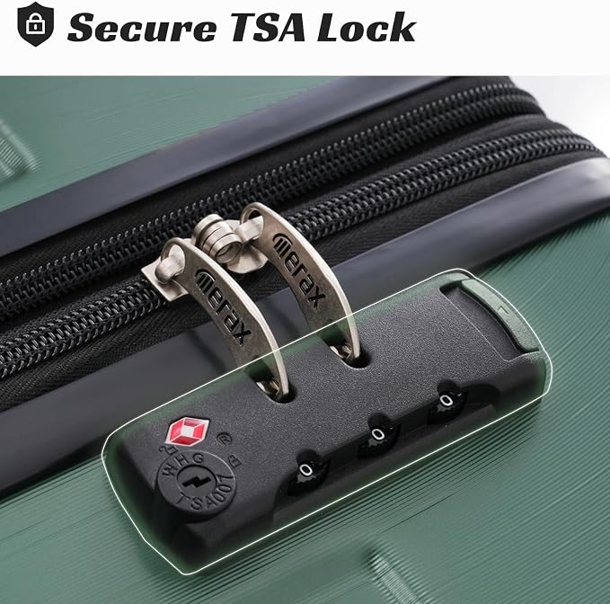 Merax 28 Inch Checked-Large Luggage