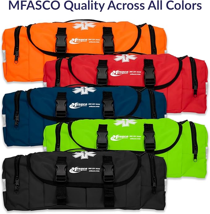 First Aid Kit - Fully Stocked Portable Reflective Bag -First Responder