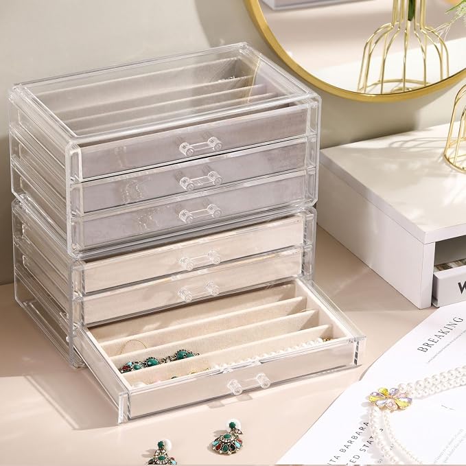 Necklace Organizer Box, Tray