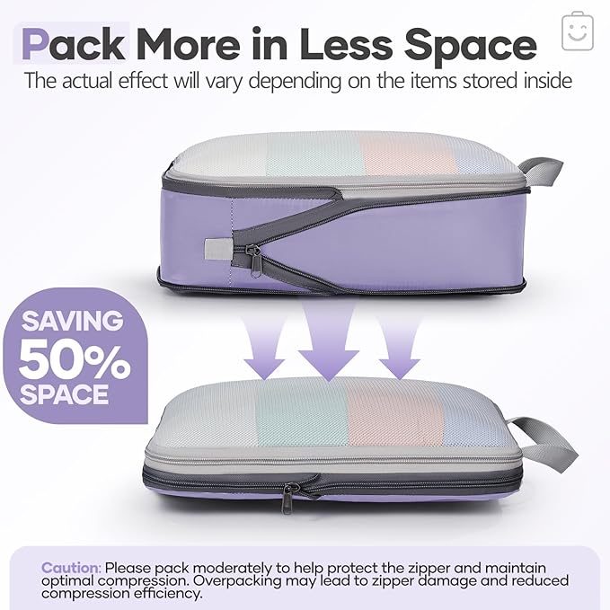 Veken 9/11 Set Compression Packing Cubes