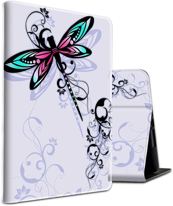 All-New HD 8 Plus Tablet Case Kindle Fire HD 8 Case 10th Generation 2024/2022/2020 Folding Stand PU Leather Slim Smart Cover with Auto Wake/Sleep for Amazon Fire Tablet 2020Animals Dog Paws