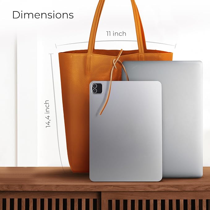 Italian Calf Leather Tote for Women