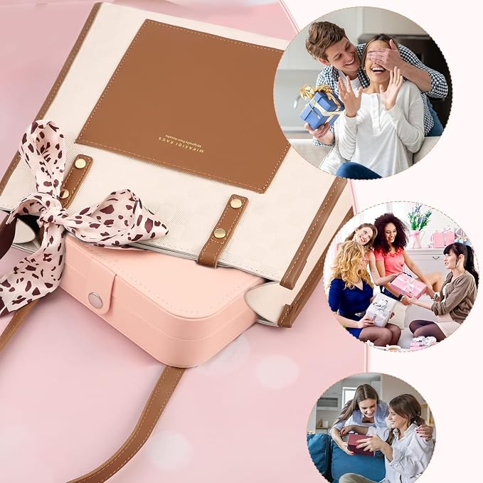 Travel Jewelry Box, PU leather Small Jewelry Organizer