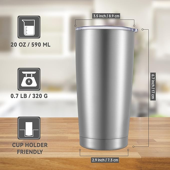20 oz Tumbler Stainless Steel Tumblers