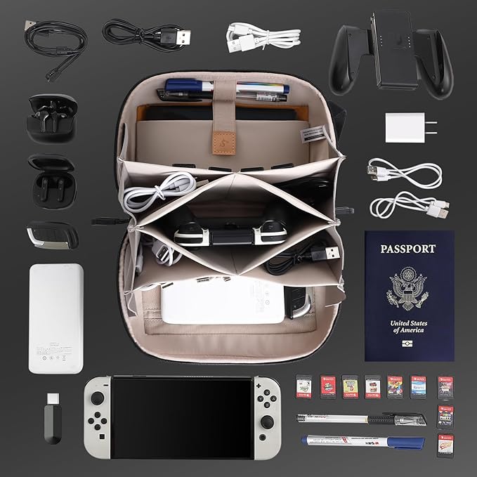 Electronic Organizer Travel Case Bag