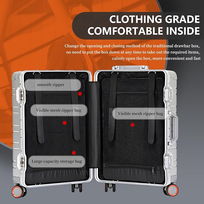 WEICHEN All Aluminum Magnesium 29 Inch Large Luggage