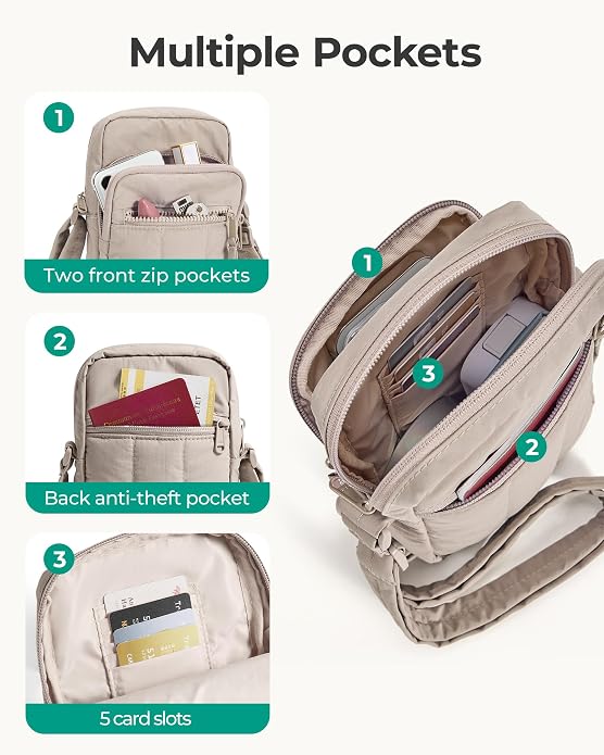 BAGSMART Small Crossbody Bags for Women, Cell Phone Crossbody Purse for Women