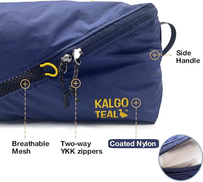 Ultralight Travel Shoe Bag 15L, Fits 2 Pairs Shoes, Large Water-Resistant