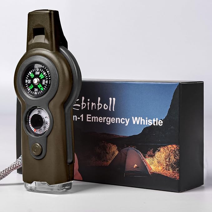 Emergency Survival Function Whistle, Outdoor Multifunctional Tool Safety Whistle