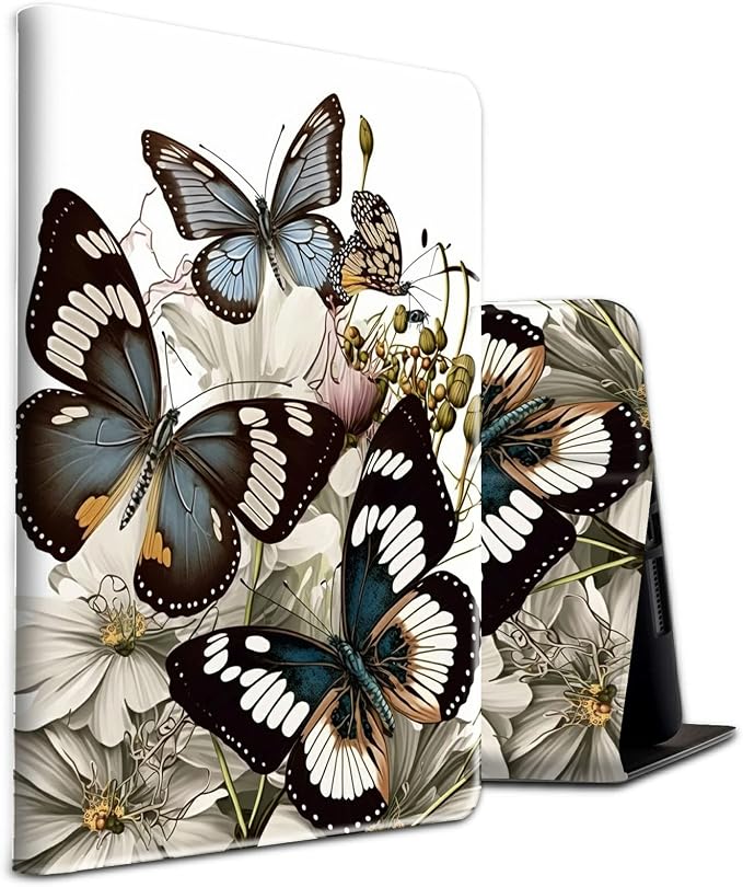 All-New HD 8 Plus Tablet Case Kindle Fire HD 8 Case 10th Generation 2024/2022/2020 Folding Stand PU Leather Slim Smart Cover with Auto Wake/Sleep for Amazon Fire Tablet 2020Animals Dog Paws