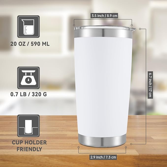 20 oz Tumbler Stainless Steel Tumblers