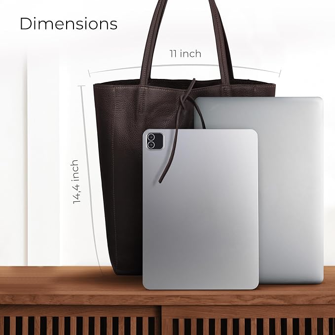 Italian Calf Leather Tote for Women