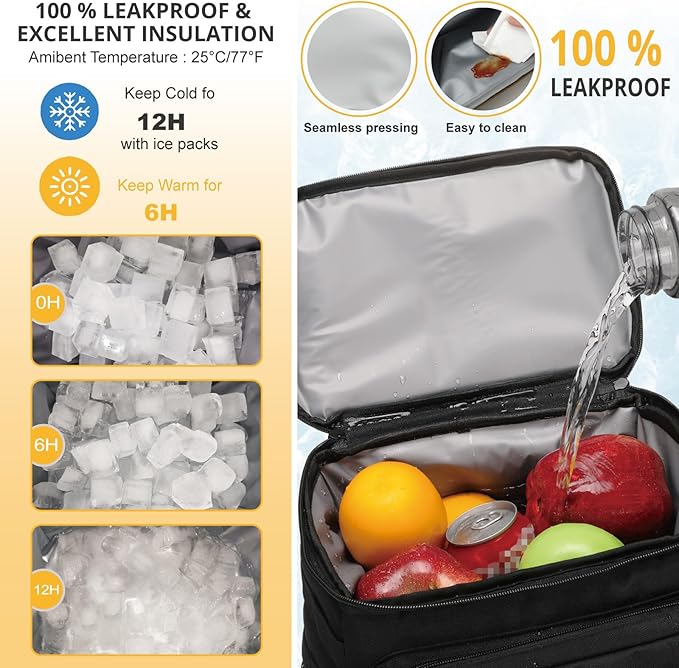 Tactical Backpack Cooler, Soft Lightweight Leakproof Cooler Backpack, Insulated