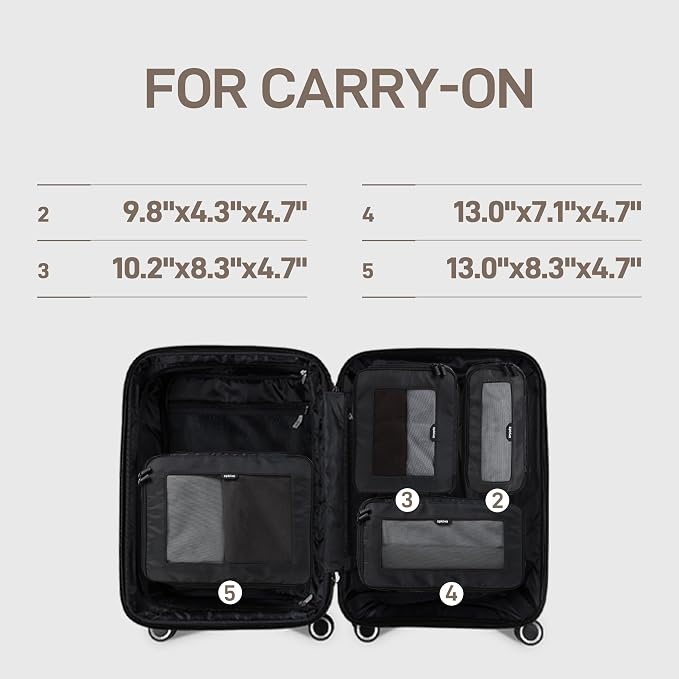 EPICKA TripCozy Compression Packing Cubes