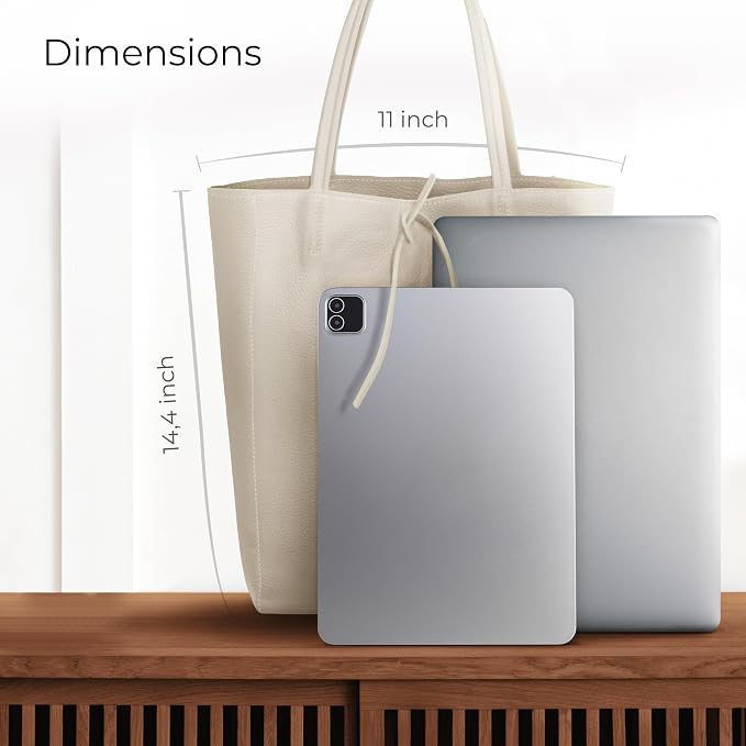Italian Calf Leather Tote for Women