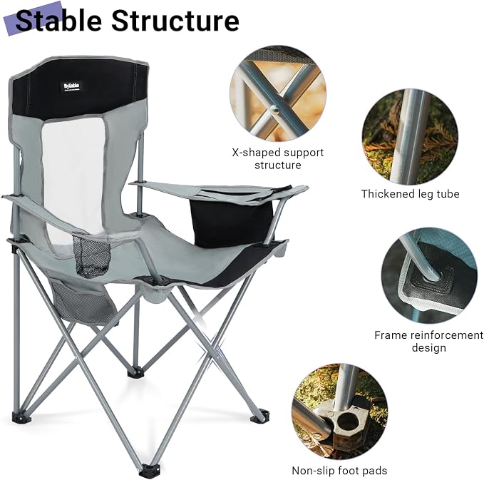 Camping Folding Chair Outdoor Lawn Portable Lightweight Camp Folding Chairs
