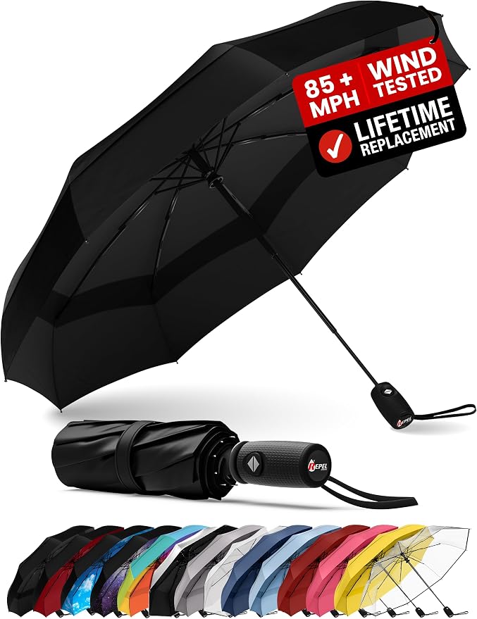 REPEL Windproof Travel Umbrella