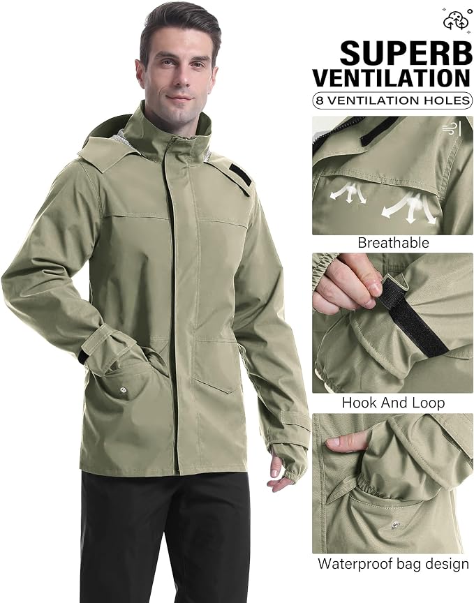 iCreek Rain Suit Waterproof Jacket