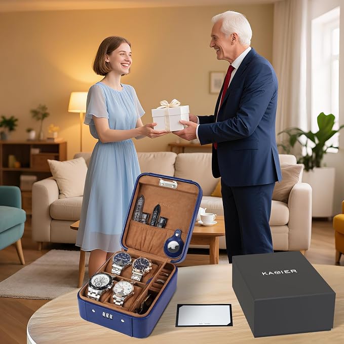 KAMIER Watch Case with Combination Lock