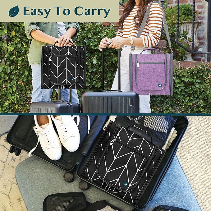 PAVILIA Extra Large Toiletry Bag Travel Bag