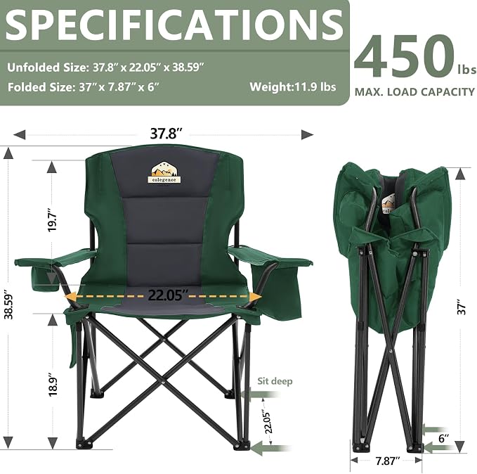 Oversized Folding Camping Chairs
