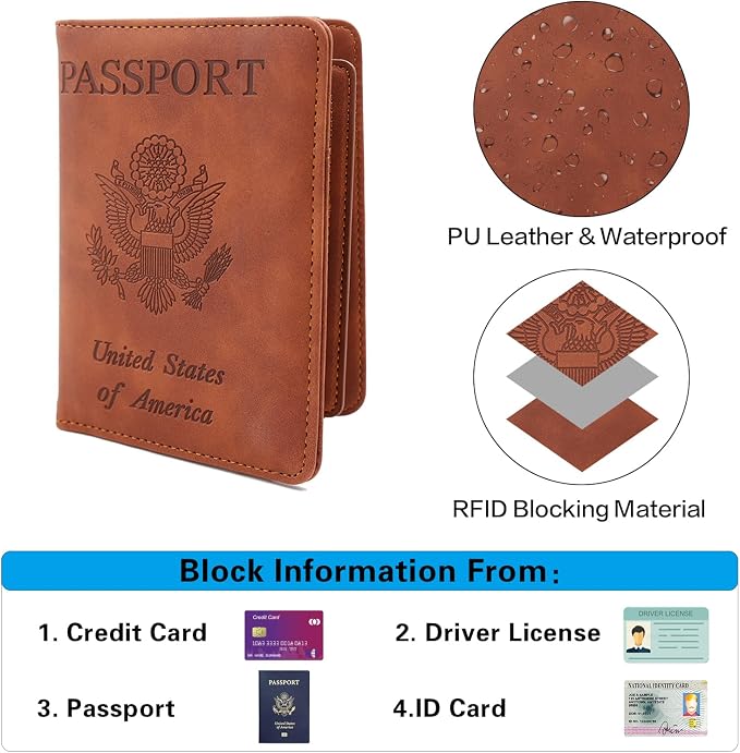 Melsbrinna Rfid Passport Holder