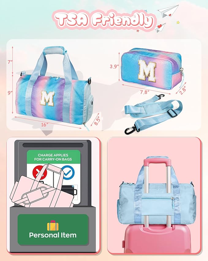 Birthday Gifts for Granddaughter-Girl Gym Bag