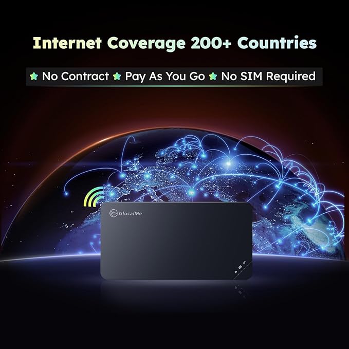 GlocalMe U3 4G LTE Mobile Hotspot, Portable WiFi Hotspot