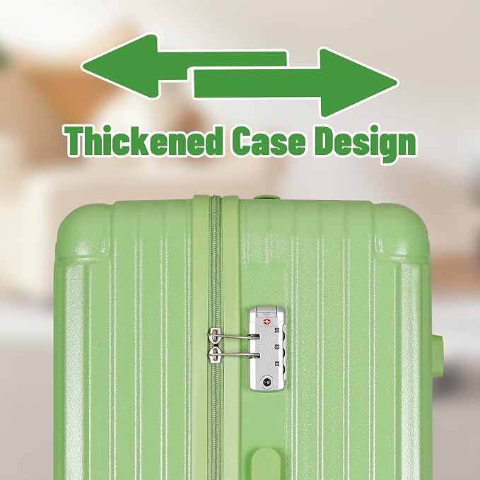 Carry-on 20 Inch and 28 Inch Square Thickened ABS+PC Hard Shell luggage