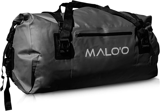 Malo'o Waterproof Dry Bag Duffel 40L/60L/100L, Roll Top Duffel Keeps Gear Dry