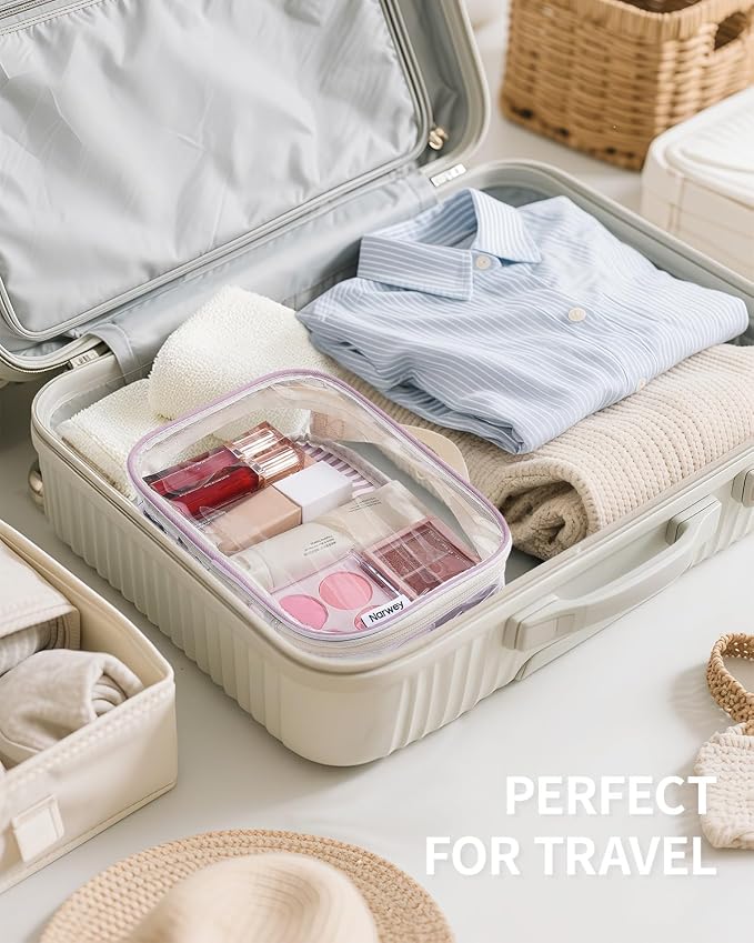 Narwey TSA Approved Clear Toiletry Bag