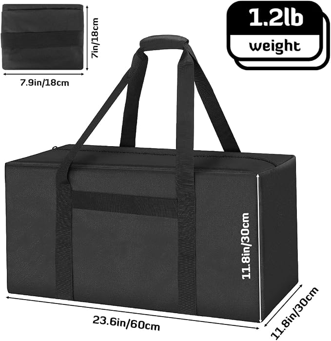 INFANZIA 24inch Sports Duffel Travel Bag, 56L Duffel Tote Bag