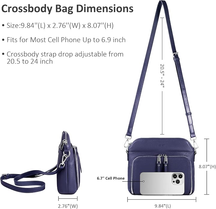 befen Genuine Leather Crossbody Purses