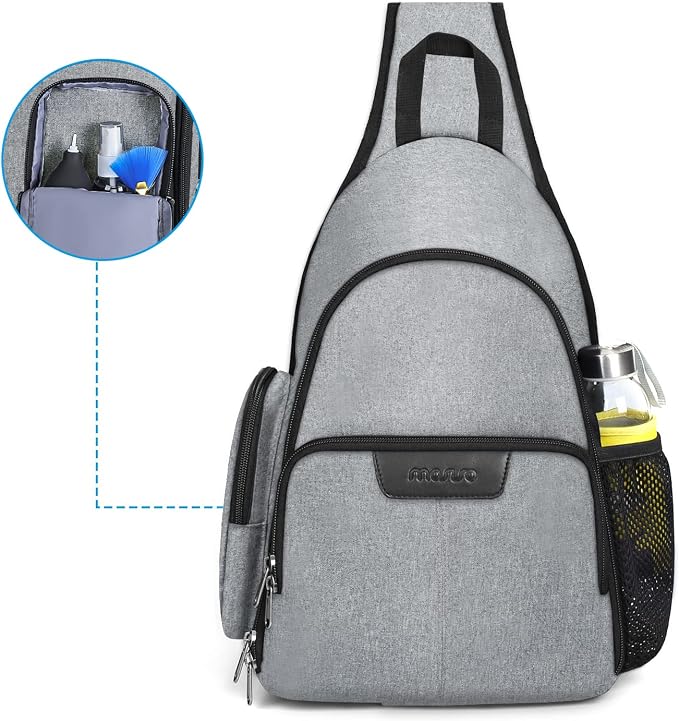 MOSISO Camera Bag Sling Backpack, DSLR/SLR/Mirrorless Full Open Camera Case