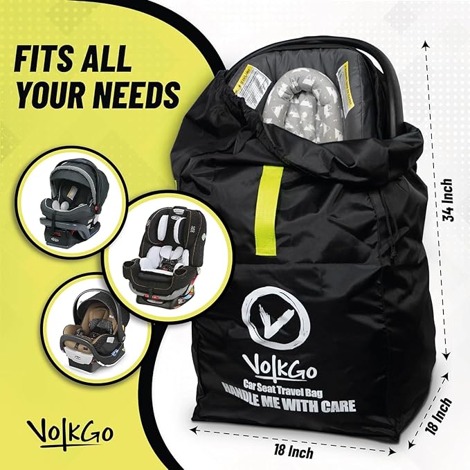 V VOLKGO Car Seat Travel Bag For Airplane
