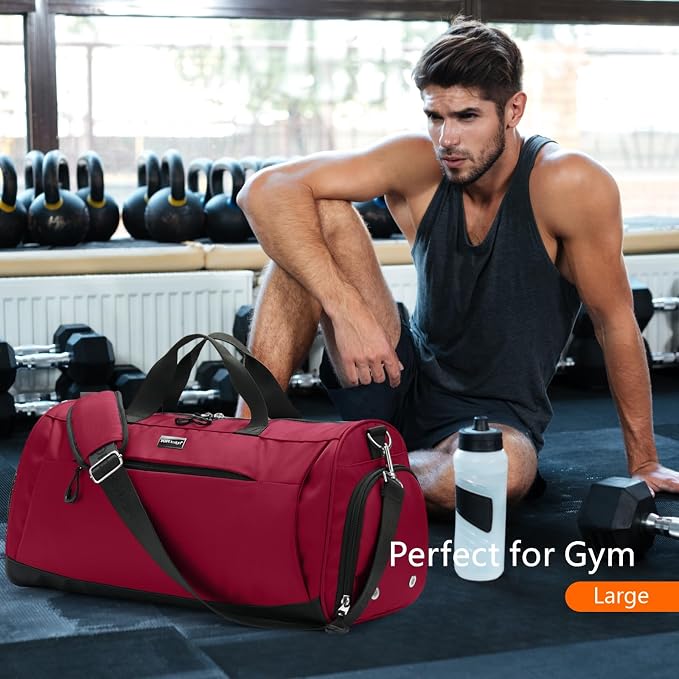 TOPDesign Gym Bag for Women & Men, Unisex Duffel Bag