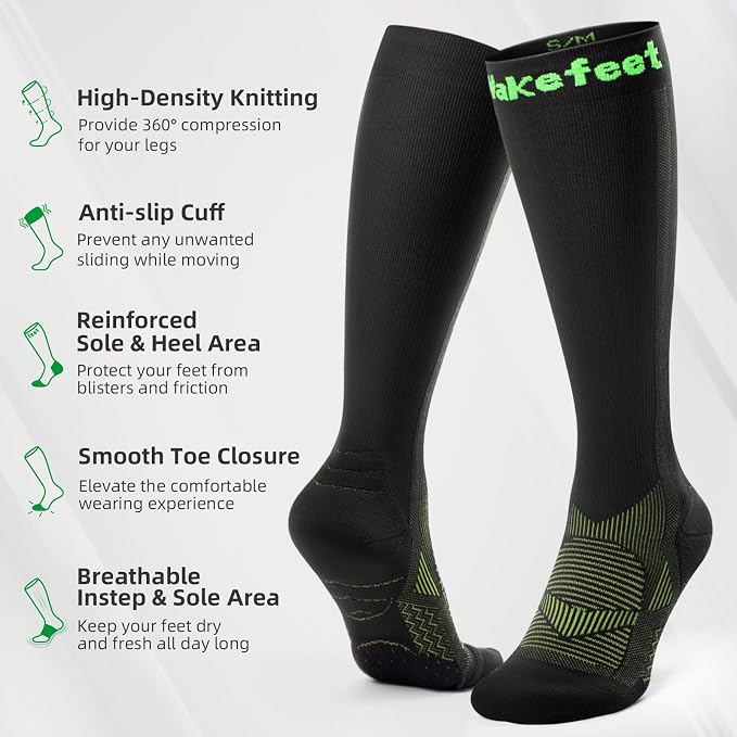 Compression Socks for Women Men 3 Pairs, Compression Stockings, Fragrance