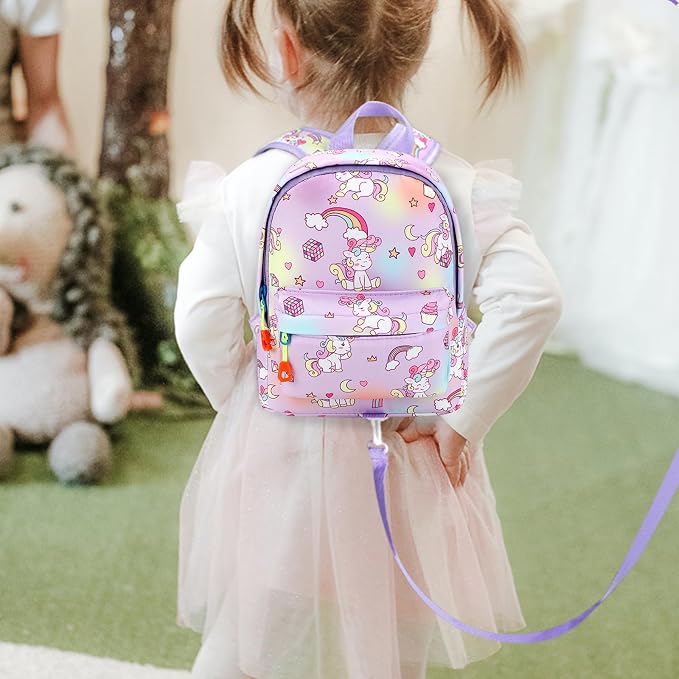 Accmor Toddler Harness Backpack Leash, Mini Unicorn Backpacks