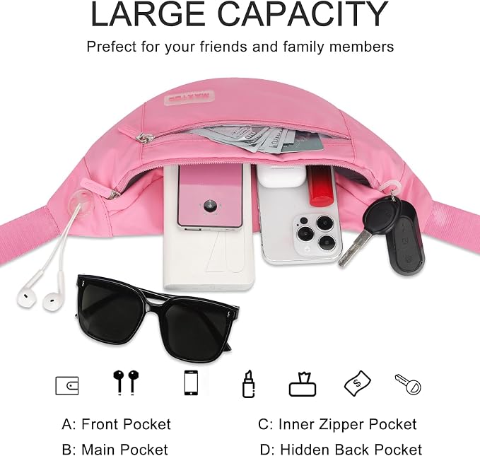 MAXTOP Large Crossbody Fanny Pack
