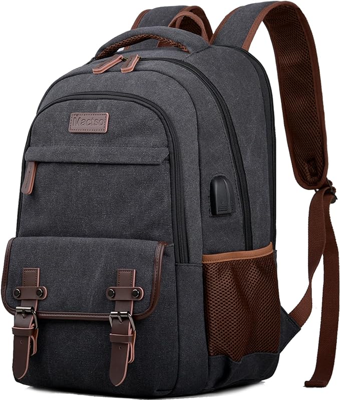Mactso Canvas Travel Laptop Backpack