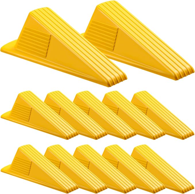 Frienda 12 Pcs Jumbo Door Stoppers Heavy Duty Door Stopper Tall up to 2inch