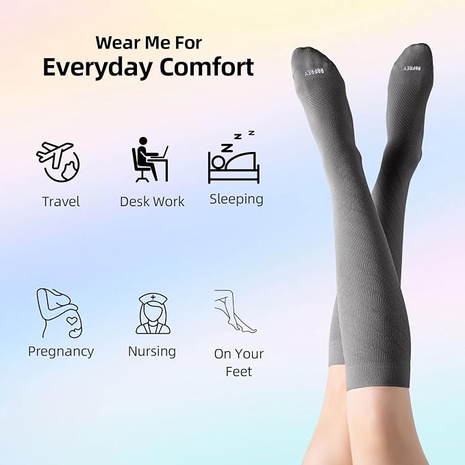 4 Pairs Light Compression Socks