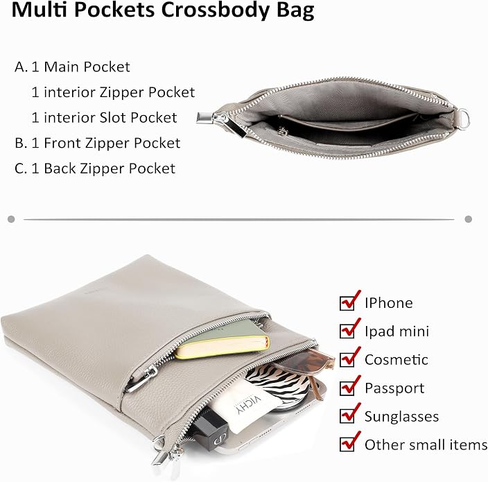 befen Genuine Leather Small Crossbody Purses